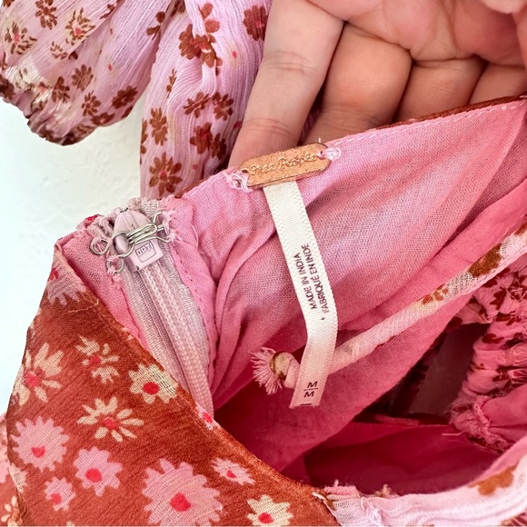 Free People Floral Ruched Mini Dress - Picture 9 of 9